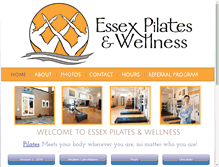 Tablet Screenshot of essexpilates.com